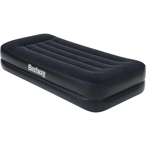 Надувная односпальная кровать Bestway 67401N с насосом от сети 220В (203-102-46см)