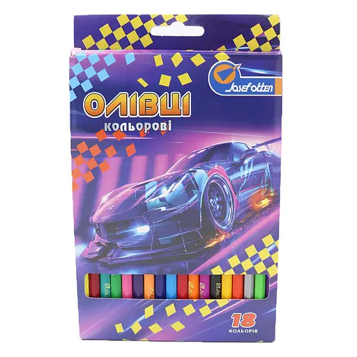 Олівці пластикові J. Otten Speed, 18 кольорів