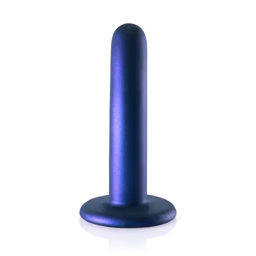 Фалоімітатор Ouch! Smooth G-Spot Dildo 5'' 12.4 см (синій) - фото 2