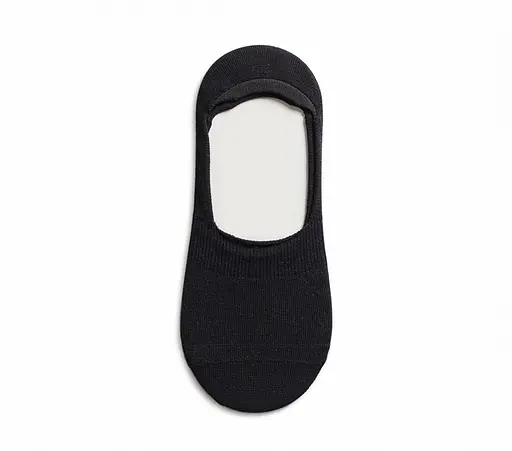 Носки 100% бамбук качественные для занятий спортом фитнеса следы с силиконом короткие бесшовные JILL ANTHONY 35-37 черные (31002) - фото 1