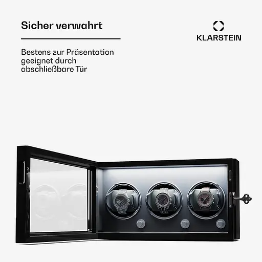 Ротомат ящик для автоподзавода часов Klarstein Sarthe 3 (10045659) - фото 2