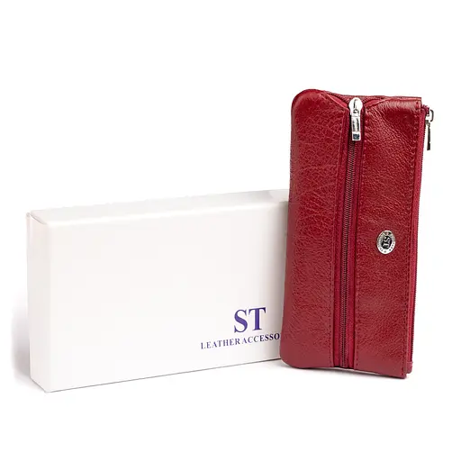Женский кожаный кошелек-ключница ST Leather 15.5х7х0.5 см acs0015806 - фото 5