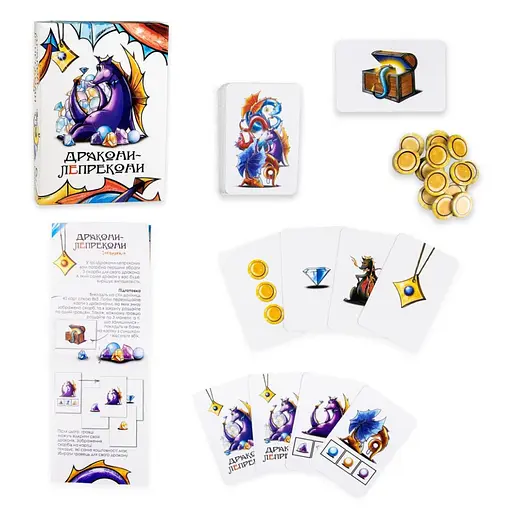 Настільна розважальна гра "Дракони-Лепрікони" Strateg 30282 Укр - фото 2