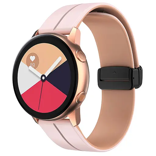 Силиконовый ремешок Classy для Smart Watch 20mm Pink/Beige