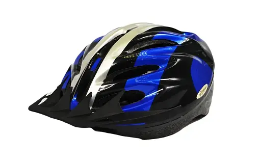 Шлем велосипедный "GOOD BIKE" M 56-58 см черно/синий (88854/8-IS) - фото 4