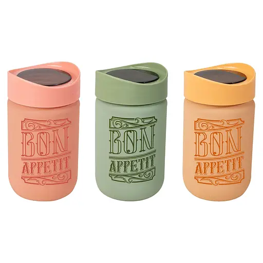 Банка Herevin 2024 Colours Plastic Lid 0.66 л в ассортименте (149367-150) - фото 1