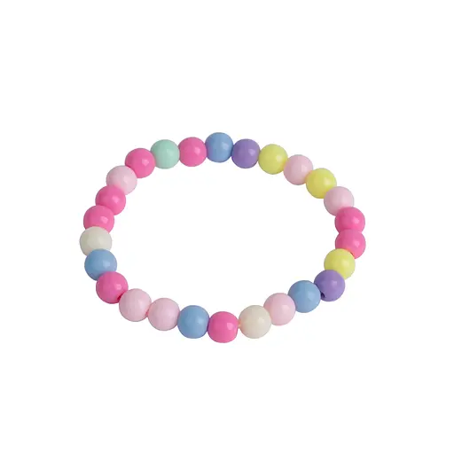 Набор украшений Радужные цветы (ожерелье, браслет) 2шт - фото 2