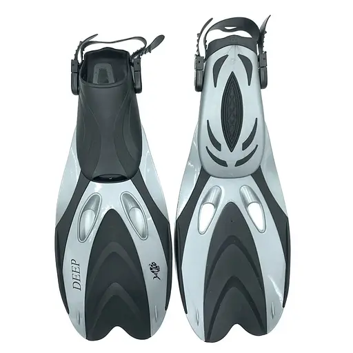 Ласти з відкритою п'ятою DLV Deep NE-66-39-43-GR розмір SM/MD 39-43 сірі - фото 2
