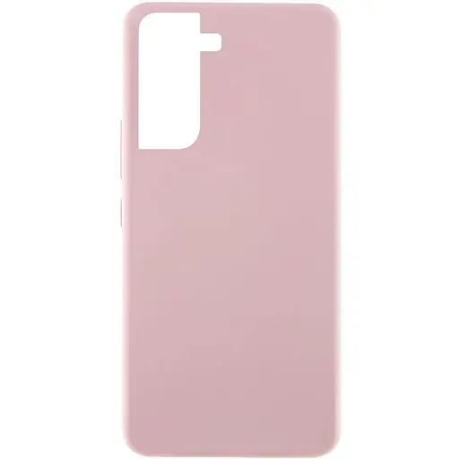 Чехол Silicone Cover Lakshmi (AAA) для Samsung Galaxy S21 FE Розовый / Pink Sand