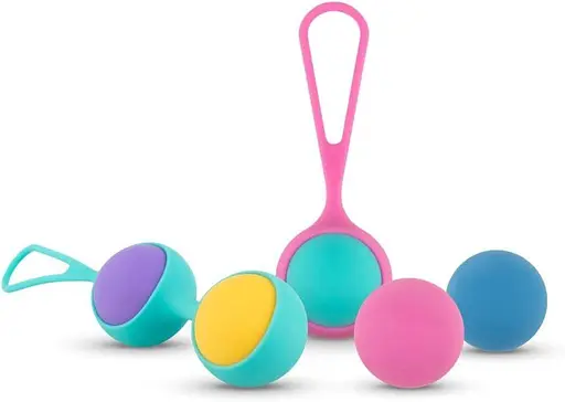 Вагинальные шарики PMV20 Vita Kegel Ball Set для тренировки мышц тазового дна, набор с разным весом - фото 5