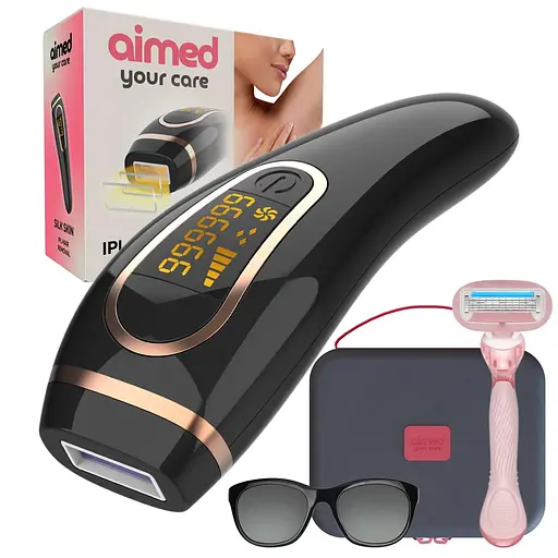 Фотоепілятор AIMED Silk Skin IPL Intensed Pulse Light колір чорний