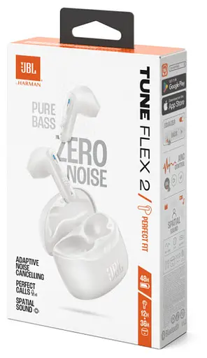Гарнитура JBL TUNE FLEX 2 White (JBLTFLEX2WHT) - фото 11