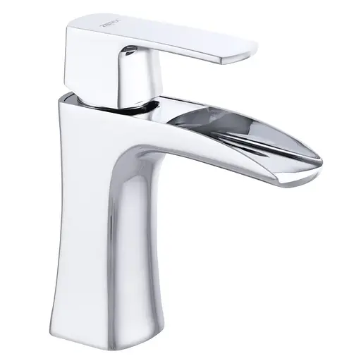 Смеситель для умывальника Zerix "Водопад" LR11017 LL1025 Хром - фото 1