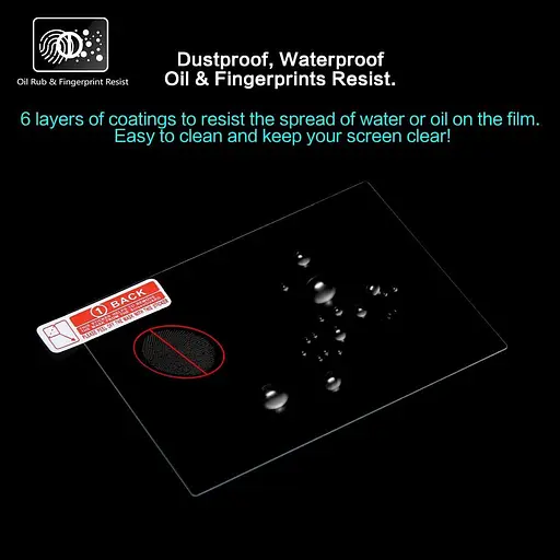 Защитное стекло BYbrutek для Canon EOS R, 0,3 мм, сверхпрозрачное для ЖК-экрана, твердость 9H, защита от царапин - фото 5