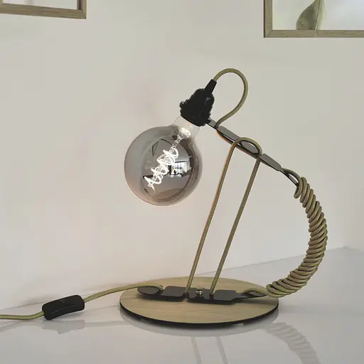 LED лампа VIDEX Filament G95FGD 4W E27 2100K димерная графит - фото 3