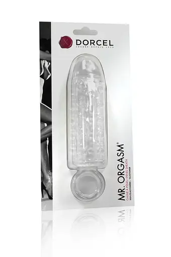 Насадка на член Dorcel Mr. Orgasm с кольцом для мошонки ультрастимулирующий рельеф - фото 3