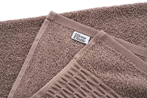 Набор полотенец махровых Ardesto Lotus 50х90 см 70х140 см 2 шт. 100% хлопок какао (ART2357CA)  - фото 6