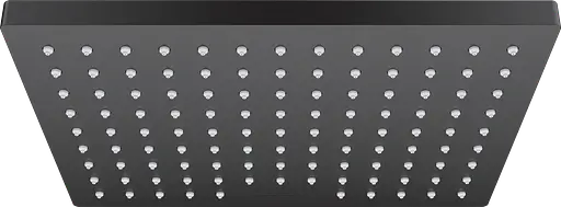 Верхний душ Hansgrohe Vernis Shape 230 230x170 мм 1jet EcoSmart черный матовый 26283670, Черный матовый - фото 1