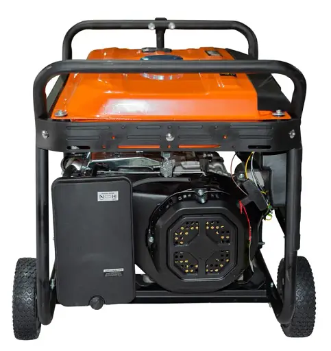 Генератор двопаливний (Газ/Бензин) MIOL 85-400 (4.5-5.0 кВт) з колесами + Електростартер - фото 5