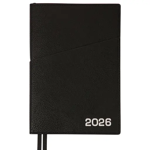 Щоденник-діловий записник А5 Leo Planner Credo 2026 інтегральний чорний 368 сторінок (252647)