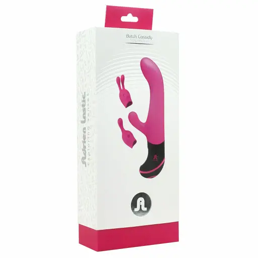Вибратор-кролик Adrien Lastic Butch Cassidy 21 см розовый - фото 2