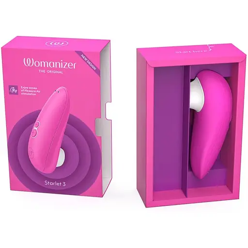 Вакуумный клиторальный стимулятор Womanizer Starlet 3 Pink - фото 5