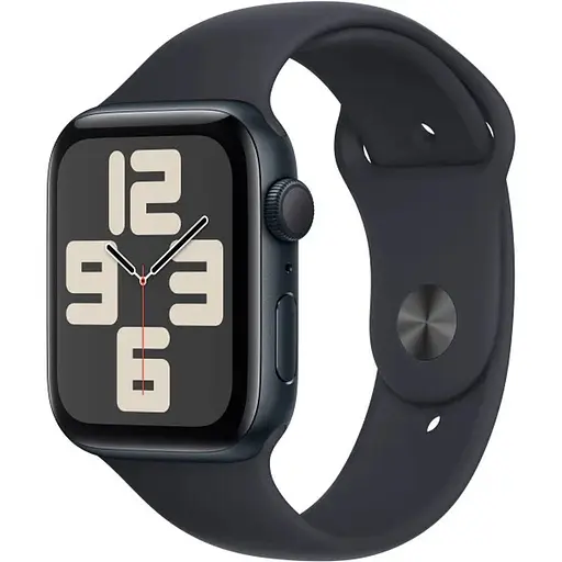 Apple Watch SE 2 GPS 44mm Midnight Aluminium with Midnight Sport Band M/L MRE93 UA - фото 2