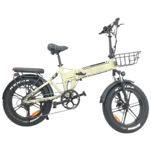Электровелосипед Trigo фетбайк 20 дюймов 1200W 48V 24Ah бежевый