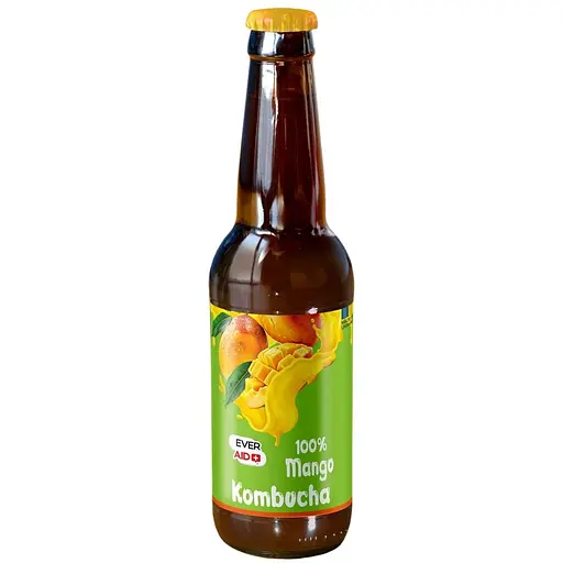 Напій комбуча Ever Aid Mango 100% слабогазований 0.35 л