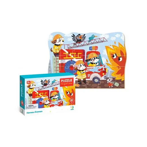 Дитячий пазл Герої-пожежники DoDo 300372, 30 ел.
