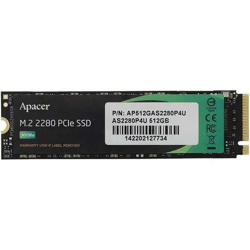 SSD накопитель Apacer AS2280P4U 512GB (AP512GAS2280P4U-1) [126390]
