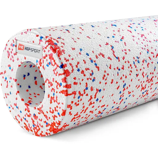 Роллер массажер (валик, ролик) Hop-Sport 3 в 1 EPP 33см HS-P033DYG белый - фото 4