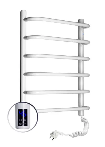 Електрична рушникосушарка Navin Симфонія 480x600 Sensor права з таймером 12-009033-4860, Білий, Праве, Електронний - фото 2