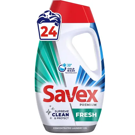 Рідкий заcіб для прання Savex Premium Fresh 0.96 л