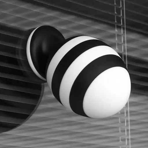 Анальна пробка LoveToy X-Missioner 14 см (чорно-білий) - фото 17