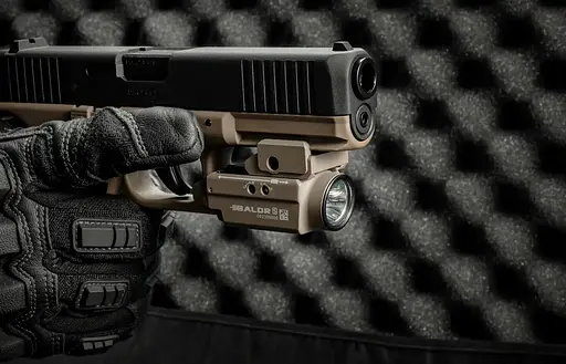 Фонарь с ЛЦВ Olight Baldr S Green Laser Flat Dark Earth - фото 10