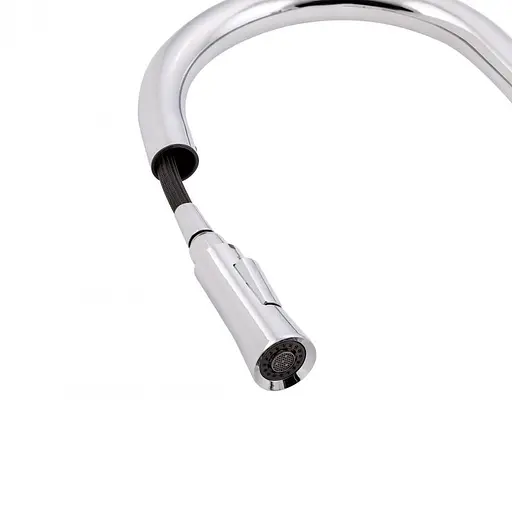 Змішувач для кухні Qtap Evicka 9135103UC з висувним виливом - фото 6