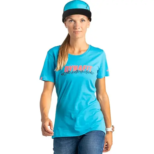 Футболка жіноча Dynafit Graphic Cotton Wmn синя S - фото 2