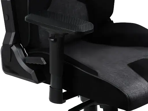 Геймерское кресло GT Racer черное с темно-серым (X-8007 Dark Gray/Black Suede) - фото 4