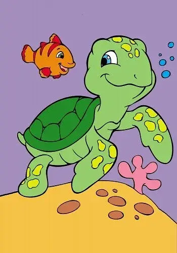 Подивись і розфарбуй. Море - фото 2