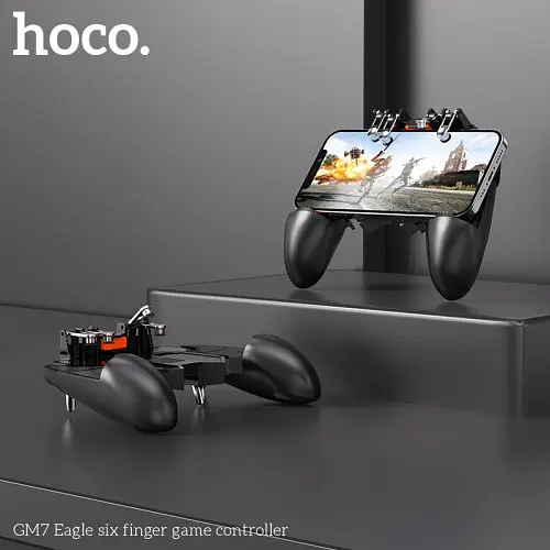 Геймпад для смартфона Hoco GM7 Eagle six finger game controller черный - фото 3