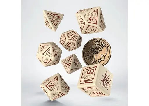Набір кубиків The Witcher Dice Set. Vesemir - The Old Wolf , 7 шт. (SWVE01) - фото 2