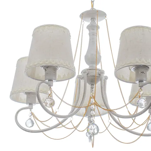 Люстра підвісна Brille з абажуром E27 GY (BKL-672S/5) - фото 3