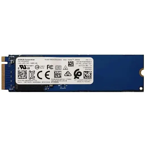 Накопичувач SSD Kioxia M.2 2280 256GB (KBG40ZNV256G) Б/В - фото 1