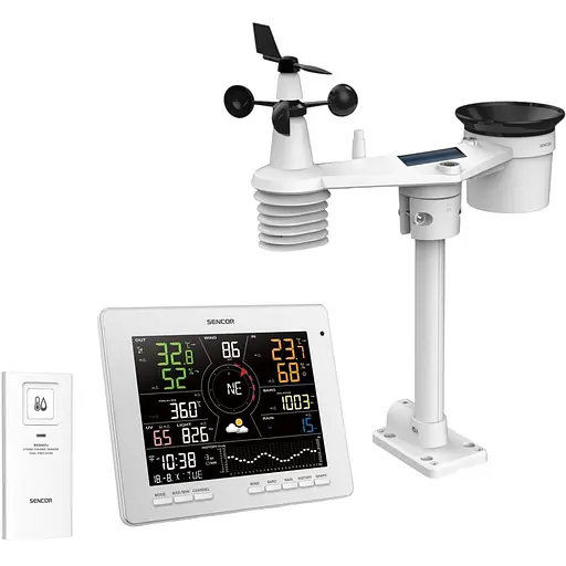 Умная метеостанция Sencor SWS 16600 WIFI белая [134791]