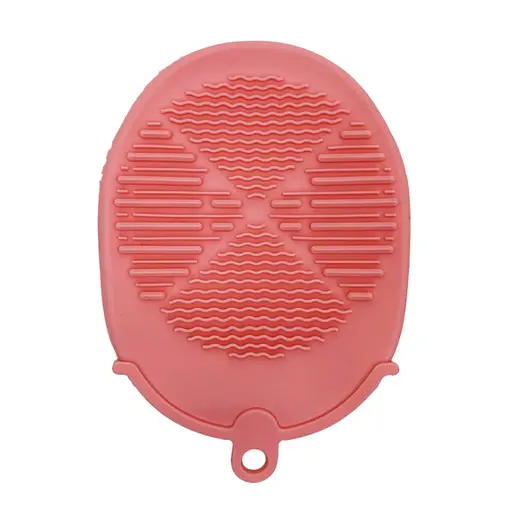 Силиконовая мочалка-перчатка для купания MGZ-0929(Pink)