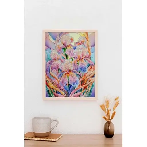 Набір для вишивання бісером "Квіткове натхнення" Abris Art AB-928 на натуральному холсті - фото 6