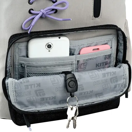 Рюкзак Kite Education teens 949L Romantic Minimalism Сірий (K26-949L-1) - фото 11