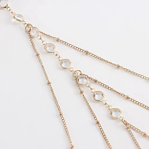 Гартер-ланцюжок на стегно Елеганс One size Золотий K000027 - фото 4