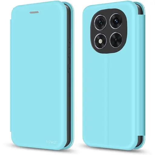 Чехол-книга Make Xiaomi Redmi Note 14 Pro 5G/Poco X7 Flip Coral Green